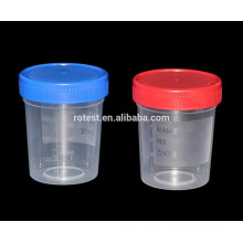 sterile plastic female urine container